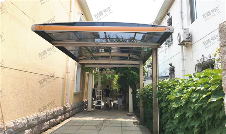 搭建露天停車(chē)棚，省心又好看